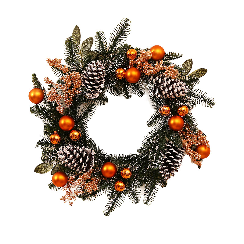 Transfronterizos amazónicos decoraciones navideñas guirnaldas de caña puertas colgantes decoración de escena colgantes de árbol de Navidad