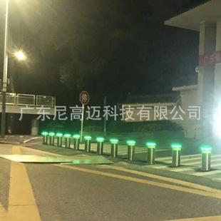 Park Automatic Adjustable Column Road Isolation Stainless Steel Ground Column Intelligent Telescopic Pile Community School Factory Anti-collision Column