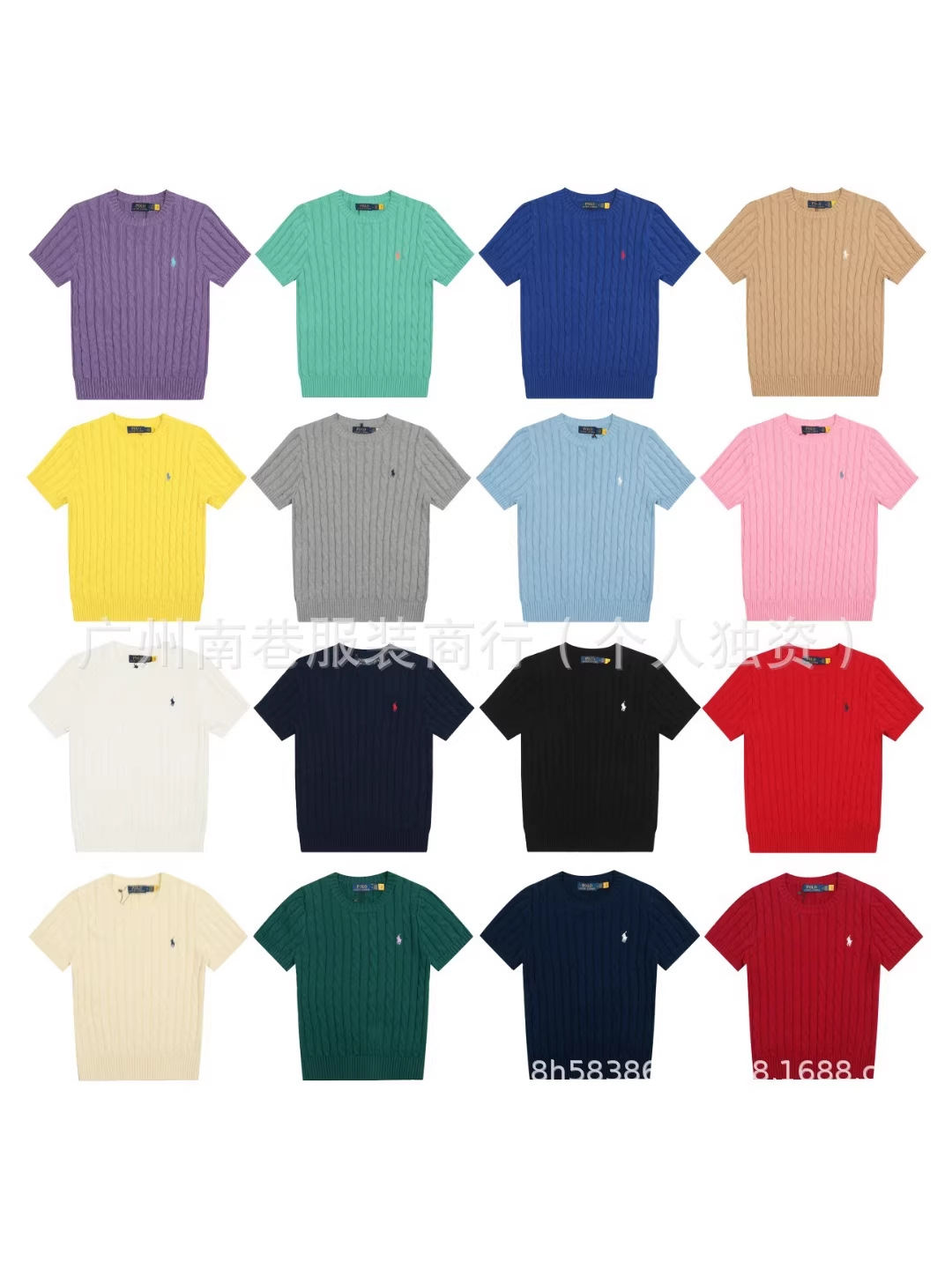 Ralph Lauren At Təsvirli Qadın Trikotaj T-Shirt