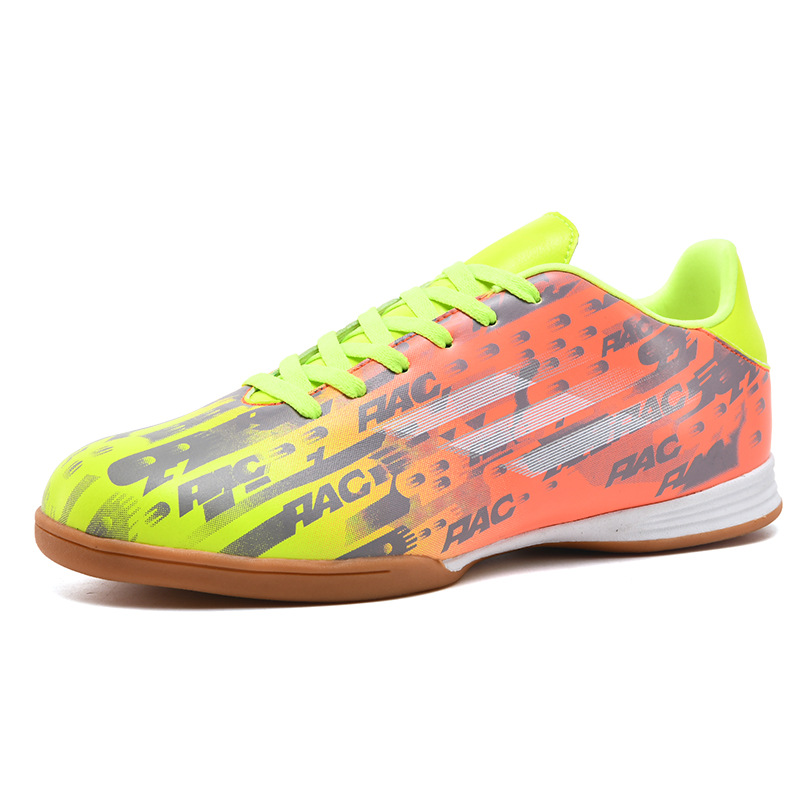 23 nuevos zapatos de fútbol de entrenamiento planos niños adolescentes estudiantes de primaria y secundaria zapatos de competición deportiva antideslizantes fútbol resistente al desgaste