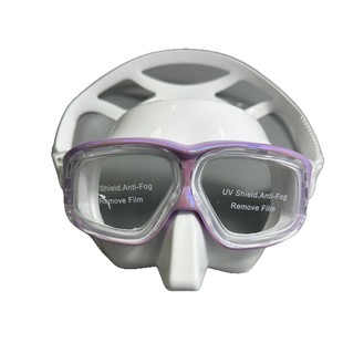 Large Transparent Mermaid Free Diving Mirror HD Large Frame Waterproof Anti-fog Nose Protection Integrated Anti-choking Water
