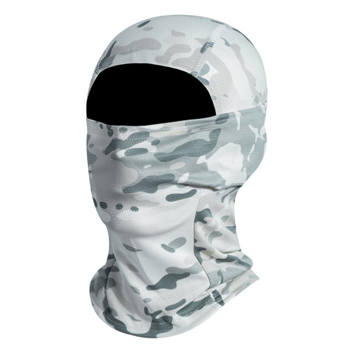 Cross-border customized summer camouflage tactical mask sun protection ice silk riding mask outdoor travel motorcycle hood for men