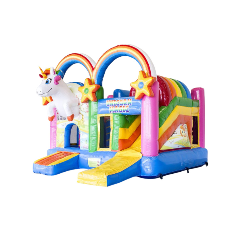 ILinkout niños alegría castillo inflable trampolín tobogán castillo travieso material de PVC fabricación de juguetes de Guangzhou