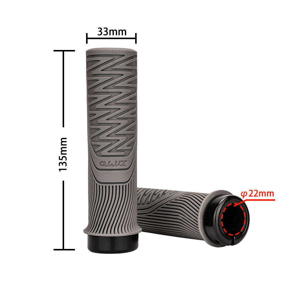 Cubierta de manija de bicicleta de montaña ZTTO, antideslizante, cómoda y engrosada, adecuada para todas las carreras de resistencia de bicicleta de montaña y descenso