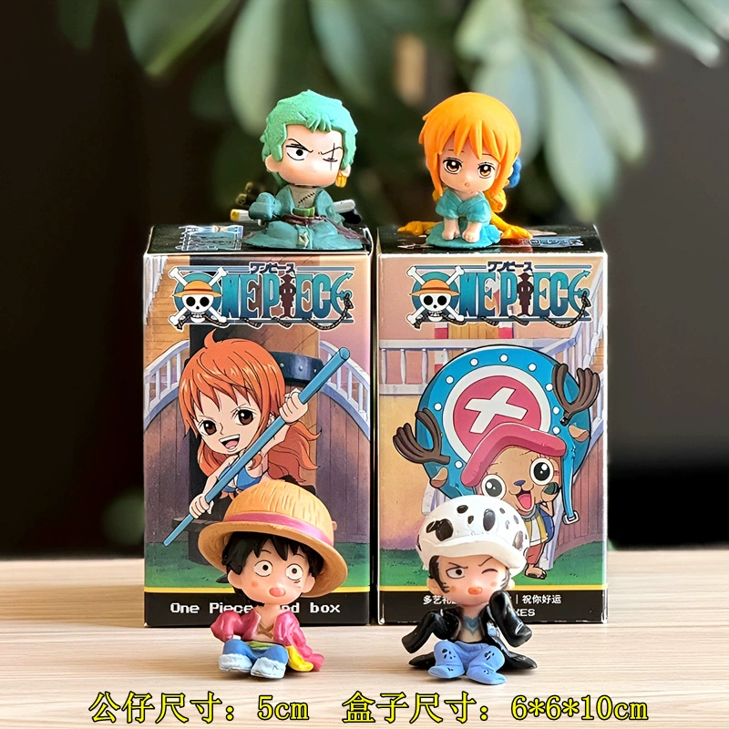 Фигура One Piece блочная коллекционная серия, набор Лuffy Зоро Санджи, варианты мульти-стилей