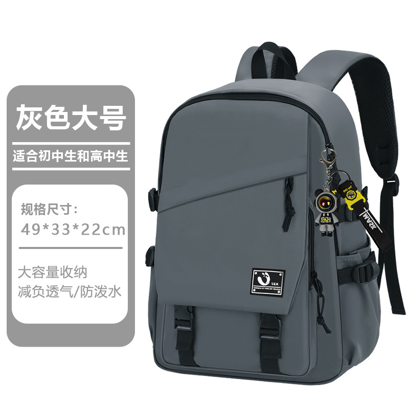 26 nuevas mochilas para hombres y mujeres estudiantes universitarios mochila de viaje simple para estudiantes de secundaria y secundaria para hombres bolsas de computadora de gran capacidad