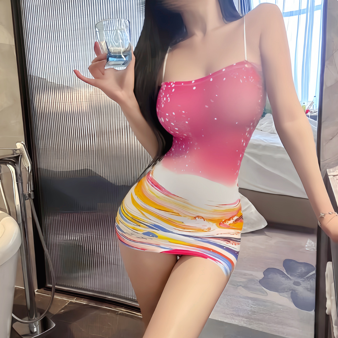 엉덩이를 덮는 스커트
