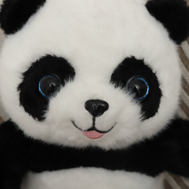 Bonito panda muñeca juguete de peluche simulación tesoro nacional panda gigante muñeca de tela regalo para niños 8 pulgadas muñeca agarra