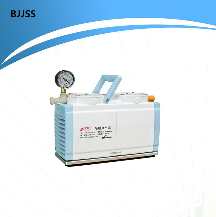 隔膜真空泵GM-0.5B抽气速度30L/Min负压泵津腾隔膜泵GM0.5B双泵头
