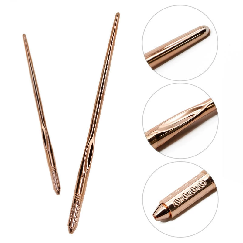 Тату ручка-ручка зеркало глазурь rose gold одинарной головки туман тату вышивка ножевой стеллаж тату брови дрейф липинг инструмент