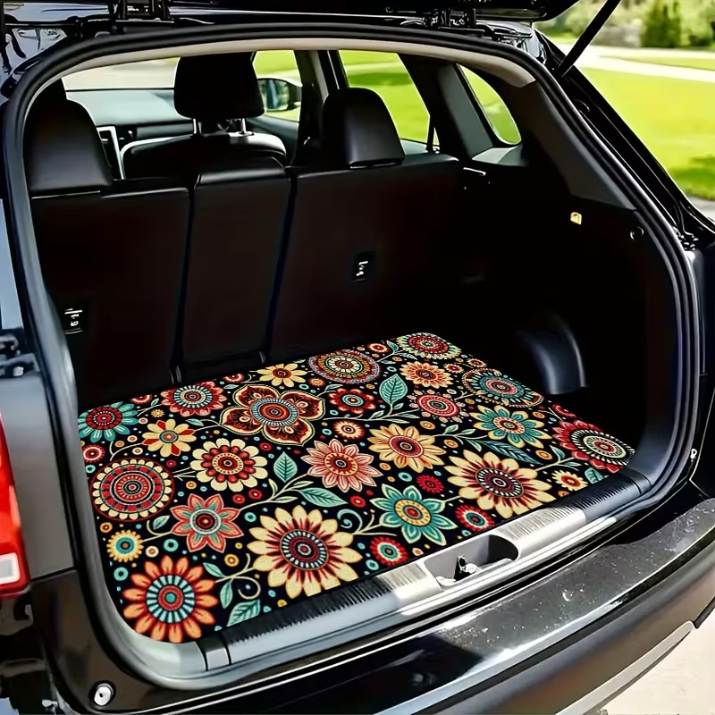 Crystal velvet car trunk mat, wear-resistant, cross-border Amazon dust-proof mat, water-absorbent, dirt-resistant, easy to maintain, wholesale