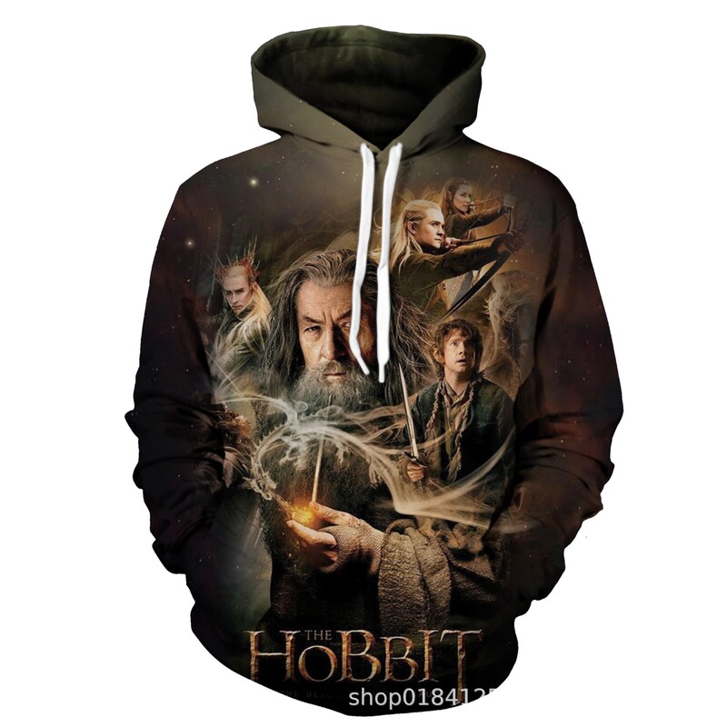 A generation of Amazon Harry Potter Series 3D vests for men and women with pullover hat pocket jacket