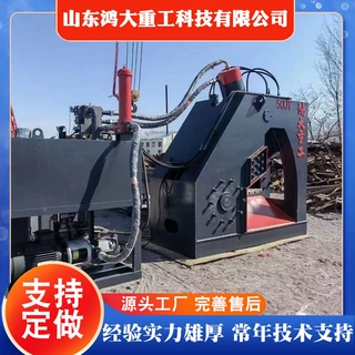 针对各种废钢加工剪切 液压虎头剪按需定制双龙门式剪切机