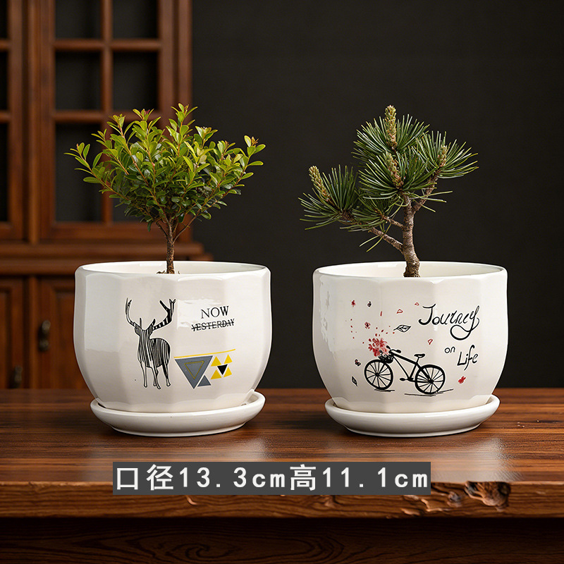 Kw+ deer shadow bicycle, set of 2