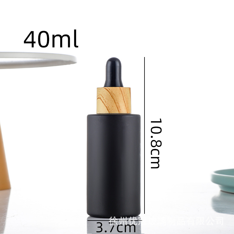 Frasco Pulverizador de Vidrio con Tapa Grano de Madera Reutilizable, Portátil para Cosméticos image 27