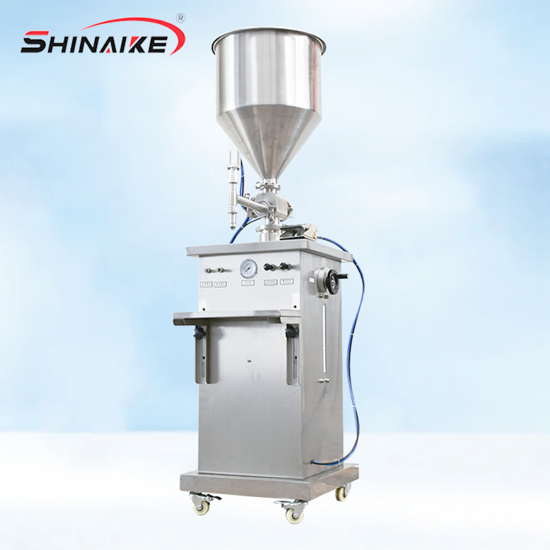 化妆品膏霜乳液灌装机立式半自动灌装机液体乳膏灌装机