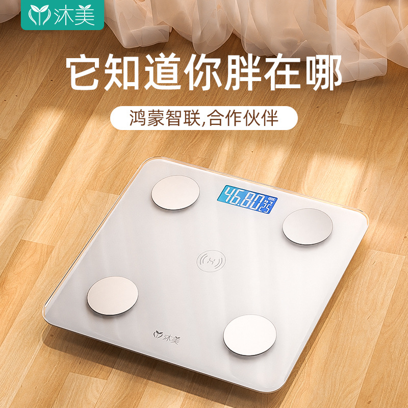 智能精准体脂秤专业健身体重秤人体体质电子称瘦身健身体一件代发