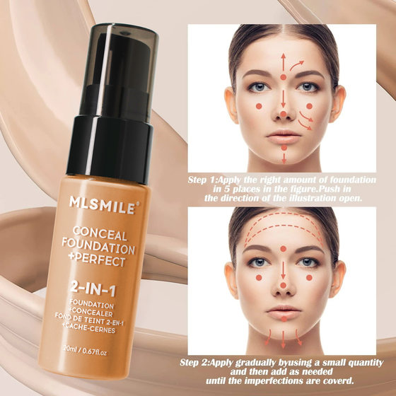 Cross-border special matte foundation liquid flawless oil control before makeup concealer BB cream natural makeup foundation liquid makeup