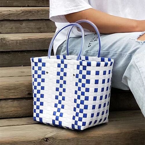 Wholesale fashionable beach bags woven basket colorful basket handmade woven basket storage basket