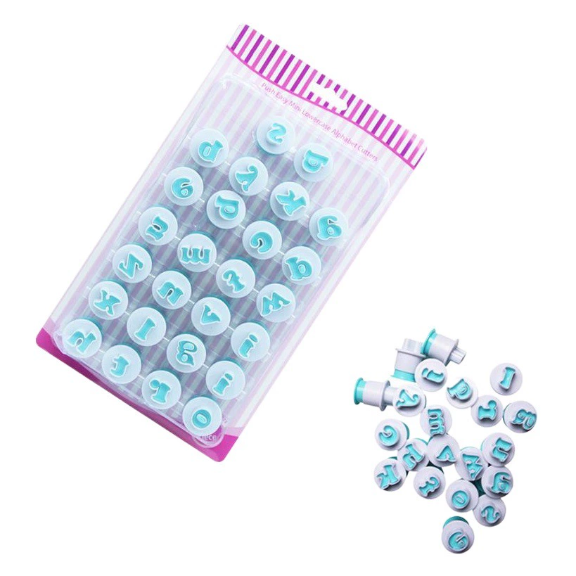 26 шт., пружинная пресс-форма для печенья с буквами и цифрами, пресс-форма для печенья, печатная форма для торта, форма для резки, пекарь