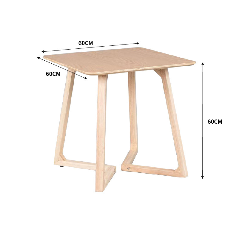 V-legged square table