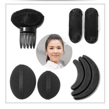 透气垫发神器根蓬松发夹器两侧增高隐形海绵后脑勺五齿发梳BB发卡