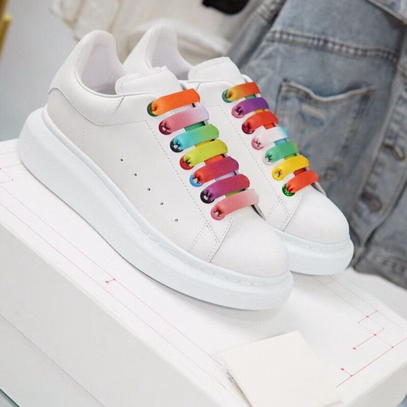 Yuan Shan Shan Celebrity-Inspired Greymacqueen White Sneakers for Women, Thick-Soled Height-Increasing Couple Style, High-End Platform Casual Men's Shoes Yuan Shan Shan Celebrity-Inspired Greymacqueen White Sneakers for Women, Thick-Soled Height-Increasing Couple Style, High-End Platform Casual Men's Shoes