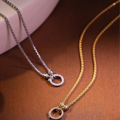 高級ジュエリー万能粟米チェーン高貨物チェーン翡翠ペンダントネックレスファッションdiyメッキ18k金色万能チェーン