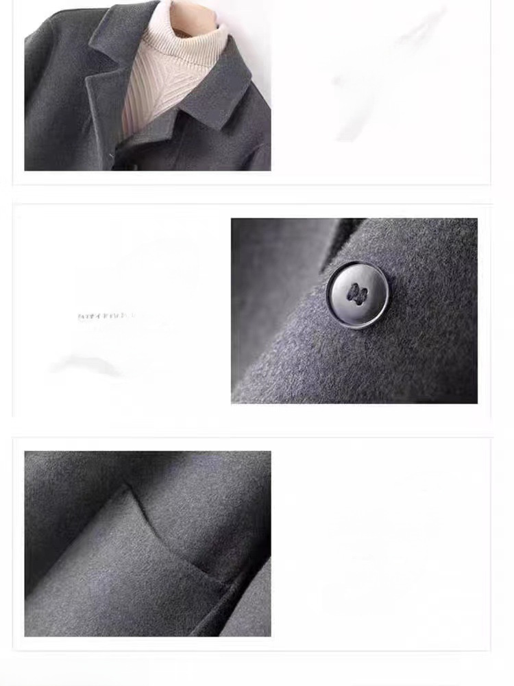 2023 autumn and winter New woolen coat for women plus size loose slimming mid-length small overcoat woolen coat_voghion.com
