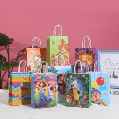 子供の誕生日クラフト紙のショッピングクラフト紙の手提げ袋