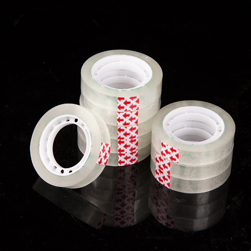 Cinta blanca papelería de la Escuela de oficina papelería pequeña cinta transparente de alta adhesivo no es fácil de romper cinta hecha a mano