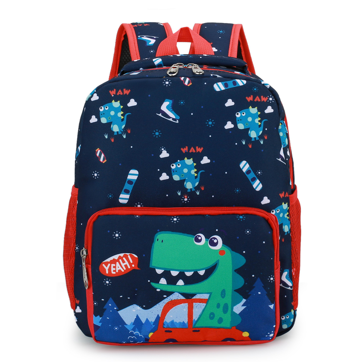 Mochila pequeña dinosaurio comercio exterior dibujos animados lindos mochila para reducir la carga de la primera clase 2 - 6 años mochila jardín de infantes