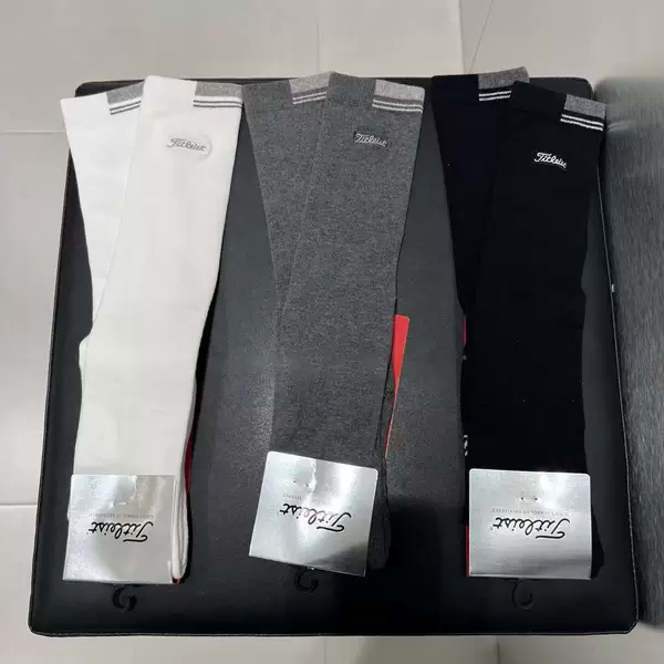 Korean Golf Socks All-Season New Men's and Women's Outdoor Leisure Sports Socks Mid-Calf Socks Sweat-Absorbent Breathable Ball Socks