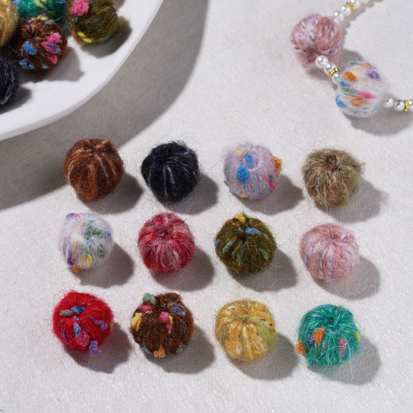 Retro multicoloured earrings handmade