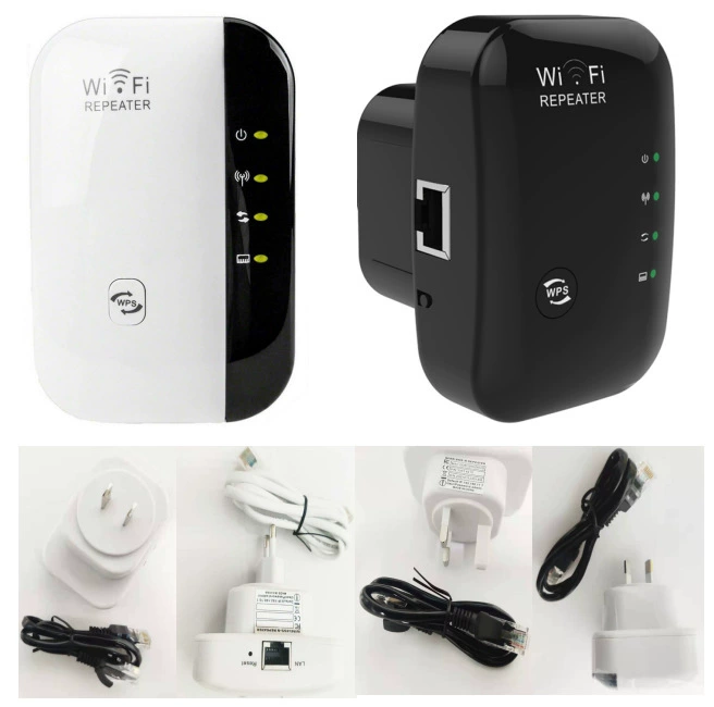 小馒头中继器 wifi 信号放大器 300M无线信号增强器扩展器路由器