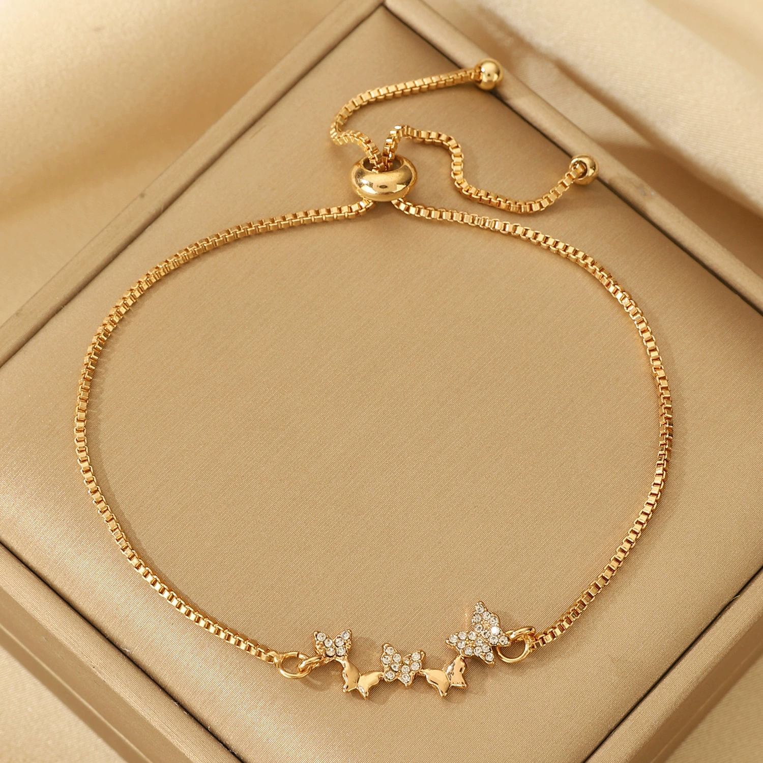 Bracelet, copper jewelry Korean light-luxury style, delicate adjustable design
