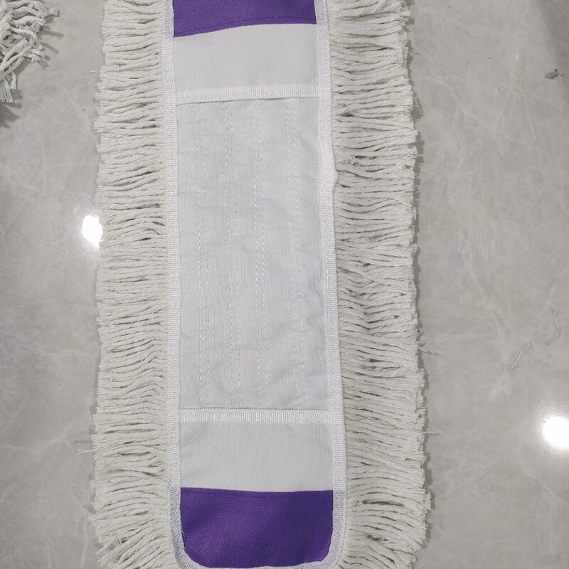 65cm Large Flat Mop Cloth Mop Head Replacement Dust Push Cotton Thread Cloth Cover Household Dry and Wet Dual-Use Mop Head