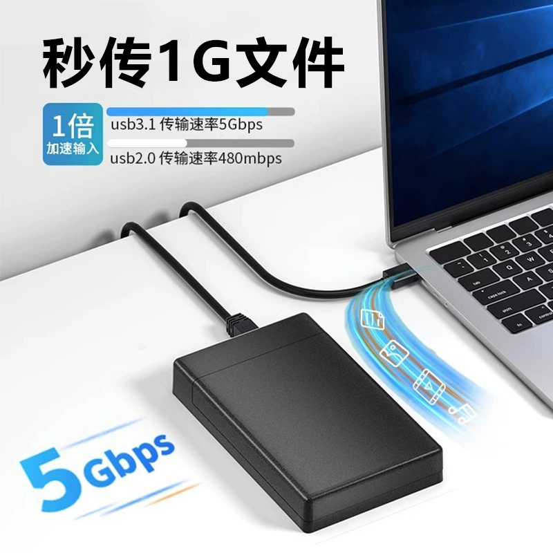 Коробка внешнего жесткого диска SATA к USB механический SSD 2,5/3,5 дюйма внешний универсальный настольный компьютер внешний