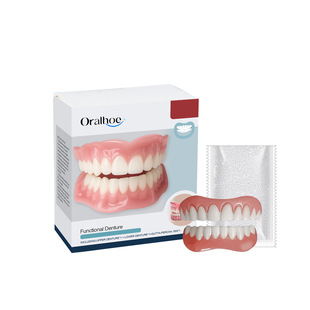 Oralhoe Denture Modification Set Improves the Appearance of Your Smile, Fits Naturally and Is Comfortable. Denture Decoration