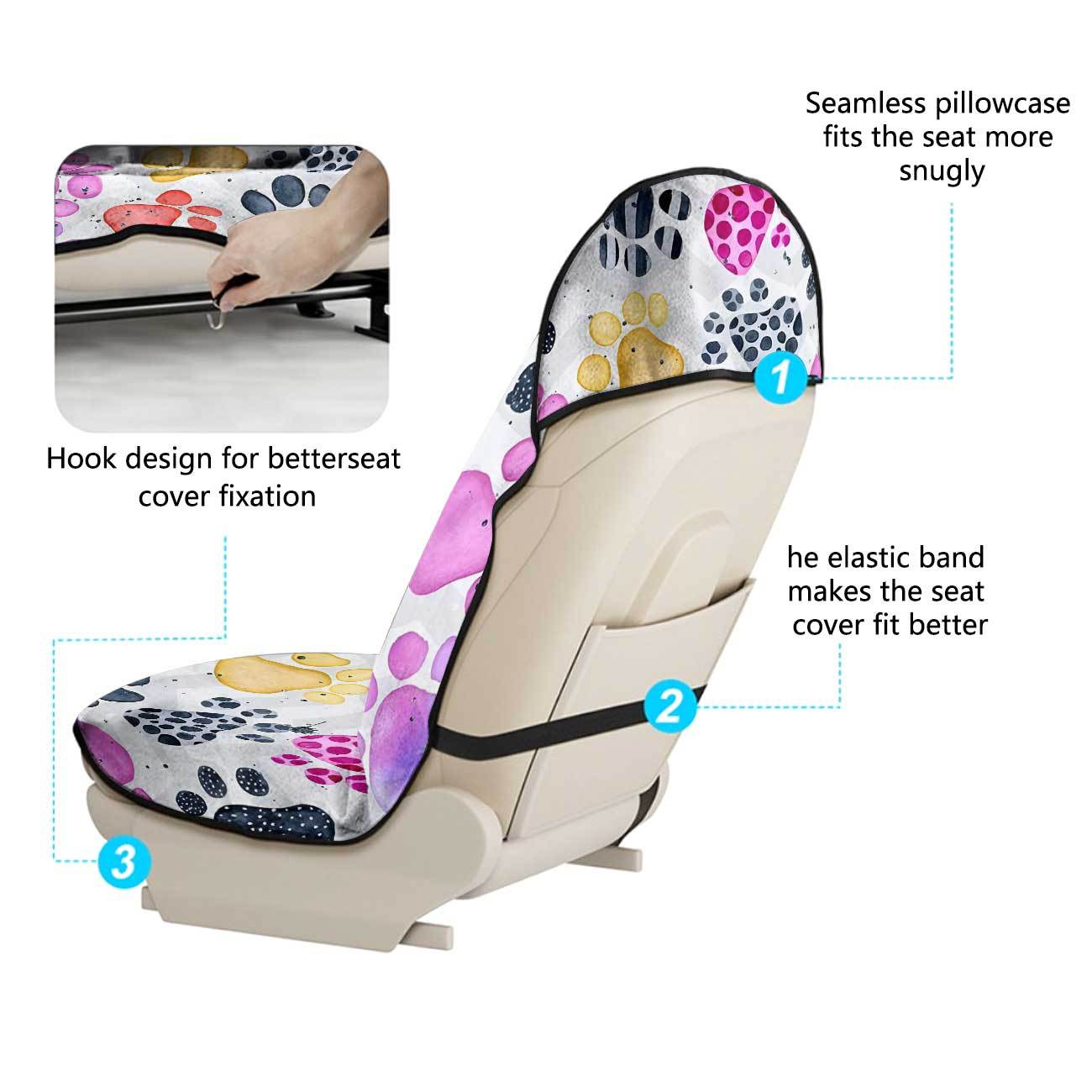 Car seat towel cover front seat protector suitable for gym and exercise, universal for all seasons, car use 44