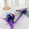 Colorful Simulation 24K Gold Foil Rose Gift Box Single Tanabata Valentine's Day Gift Creative Birthday Manufacturer Cross -border