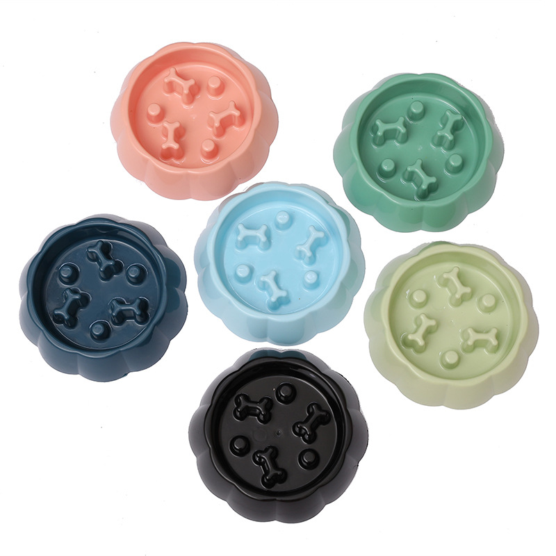 Perro Slow Food Bowl Bone anti-choke perro tazón pequeño y mediano cachorro Slow Food Bowl Pet Bowl suministros para mascotas al por mayor