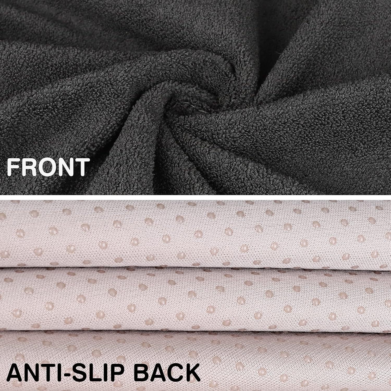 Car Towel Seat Cushion Rear Universal Waterproof Anti-Slip Four-Season Seat Cover Car Seat Solid Color Stain-Resistant Protective Cover