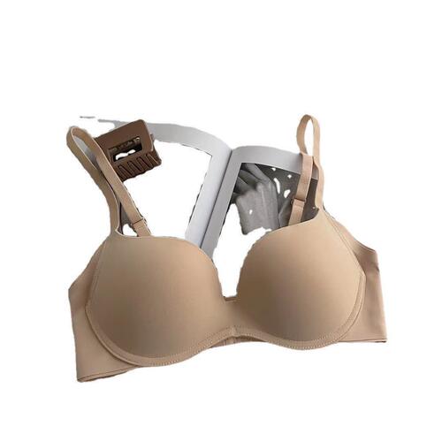 Seamless Japanese original single invisible bra push-up underwear for women with secondary breasts and fixed cup one-piece comfortable and breathable bra