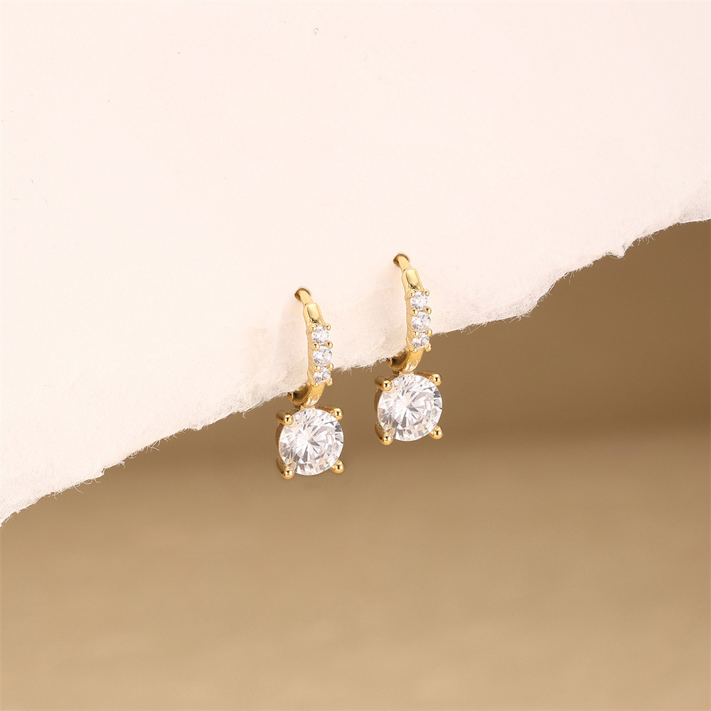 2g Weight 925 Sterling Silver Ear Needle Material Zircon Inlay Material Drop Earrings Classification 1 Pair Quantity Daily Occasion 925 Sterling Silver Material Round, Star, Moon Pattern All Seasons Season Women's Gender Plating, Inlay Design Simple Style, IG Style Style 1 Pair 925 Sterling Silver Zircon 925 Sterling Silver Earrings Round Star Moon Drop Earrings 17
