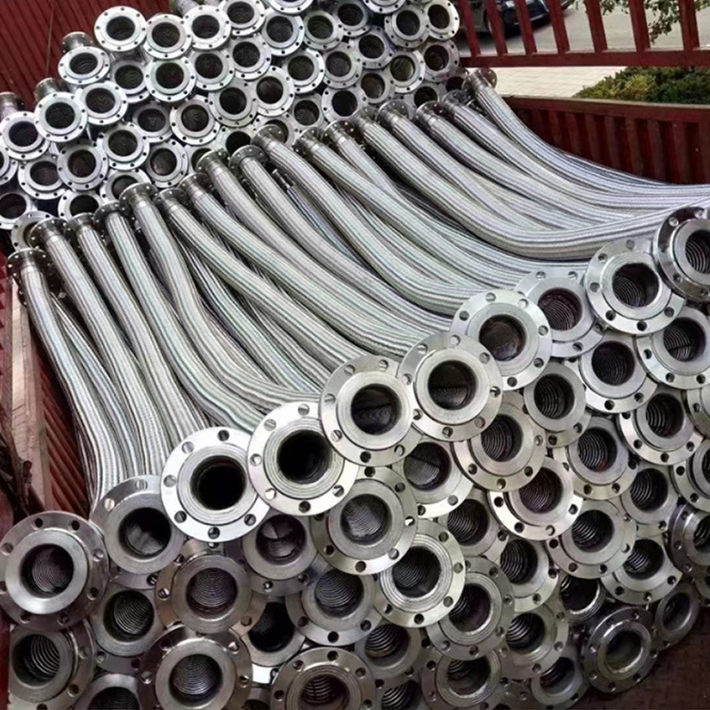 304 不锈钢波纹管 DN10-DN32 螺纹连接耐高压输送金属波纹管