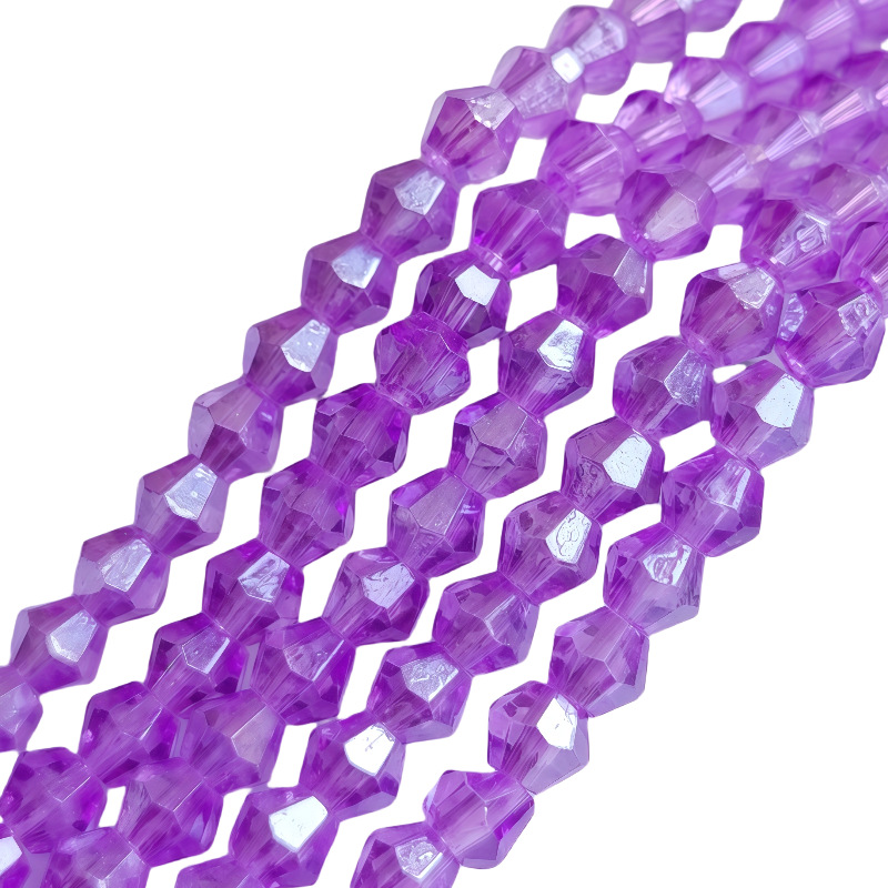 [10 pedidos mínimo] Cuentas puntiagudas de cristal Cuentas de diamante 23468mmAB Color Diy Tocado Accesorios para el cabello Zapatos Ropa Material con cuentas