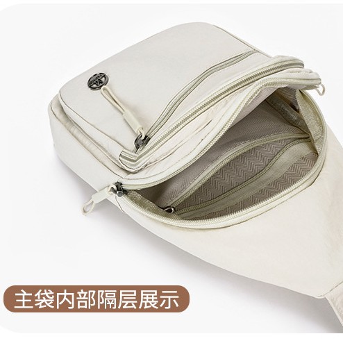 Bolso de pecho para mujer 2025 nuevo bolso de mujer de moda bolso de pecho bolso de mensajero de hombro casual bolso de tela de nailon mochila deportiva