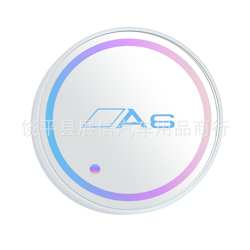 Adecuado para Audi A3 A4 A5 A6/Q3 Q4 Q5 Q6R8 coche luminoso estera de la taza agua LED faro colorido image 3