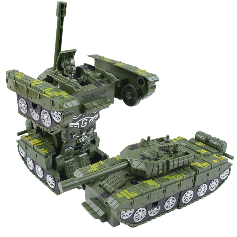 Robot de deformación carro helicóptero armado para niños robot de diamante coche niños juguetes inerciales al por mayor